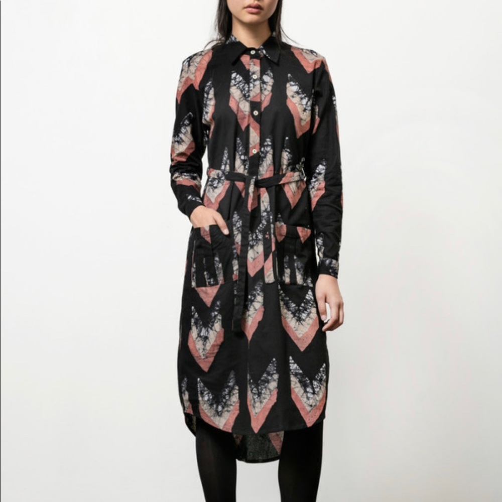 Osei Duro Causa Dress Chevrons - Picture 1 of 7